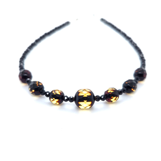Bernstein-Spinell-Armband – Zarter, glänzender Armschmuck mit sicherem Karabinerverschluss