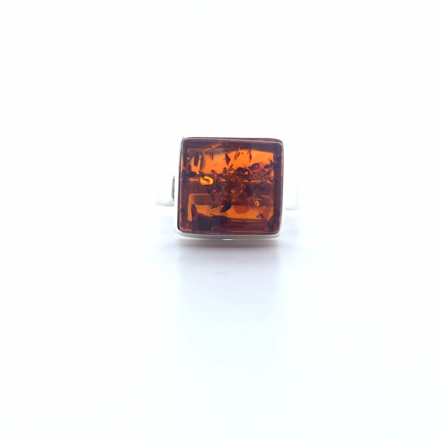 Designer-Unikat aus echtem 925 Sterling Silber und edlem Naturbernstein