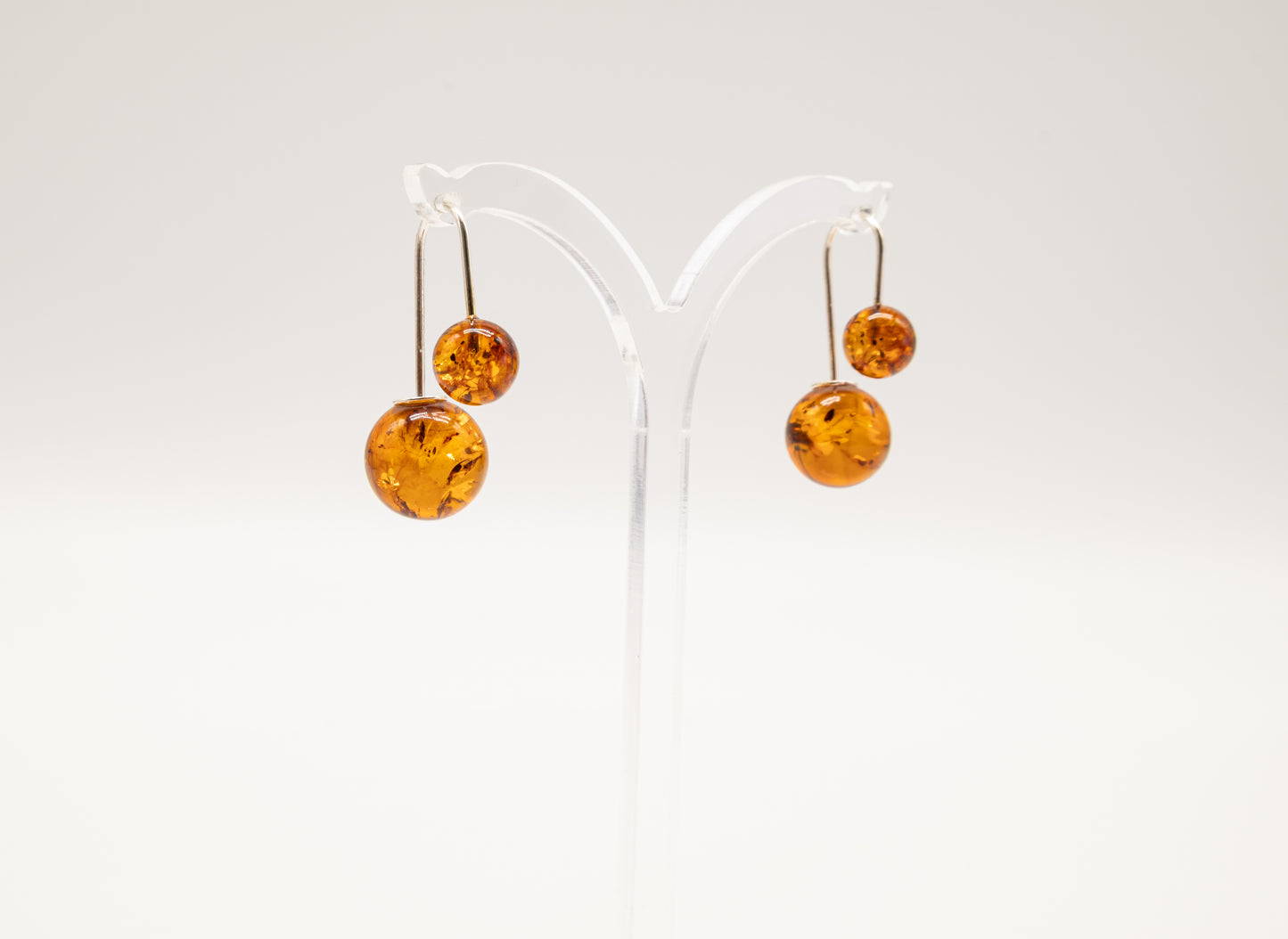 Exclusive amber earrings – stylish earrings