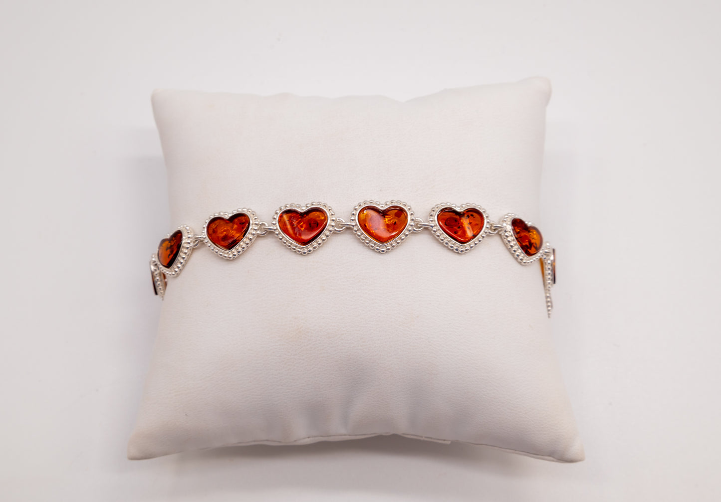 Liebe Armband mit Bernstein – 925 Silber Schmuck