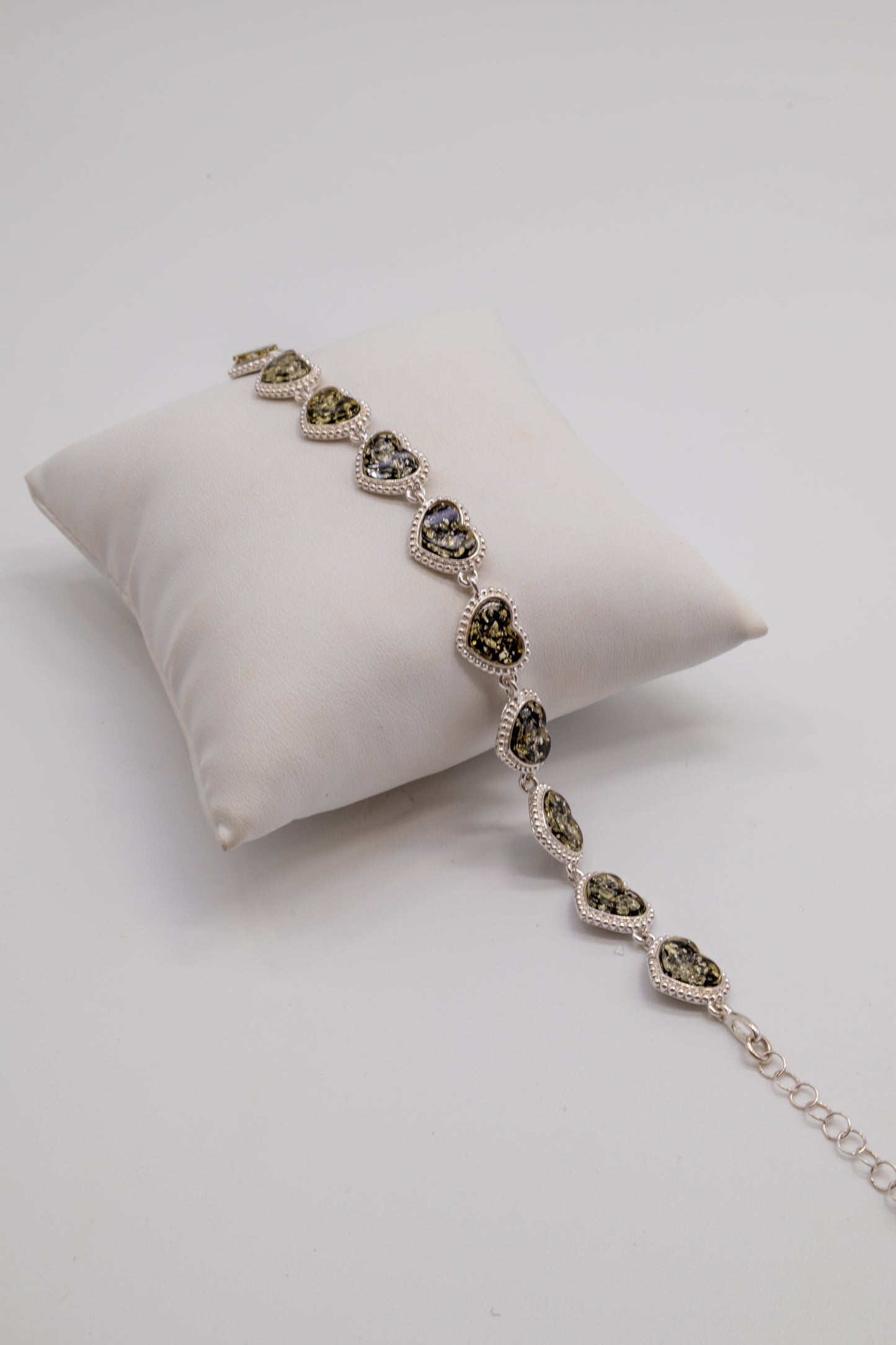 Liebe Armband mit Bernstein – 925 Silber Schmuck