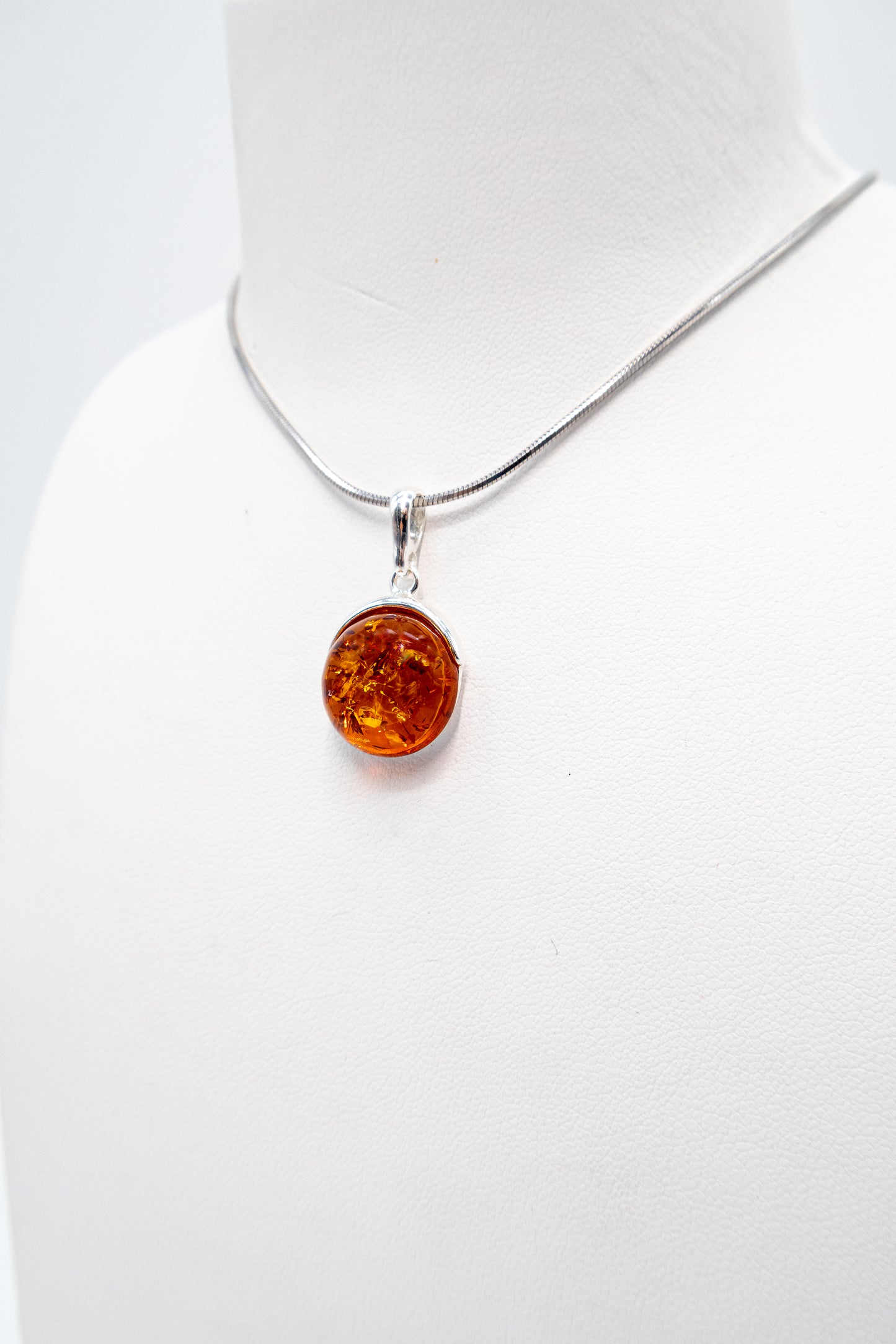 Bernsteinanhänger für Halskette – Damen Schmuck