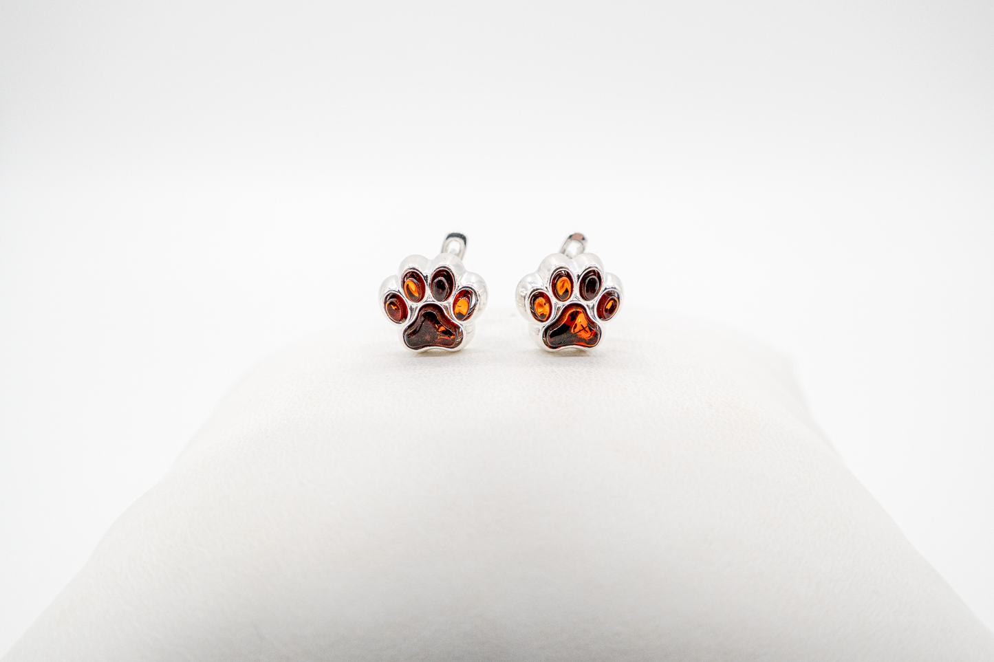 Paw earrings for animal lovers – 925 silver