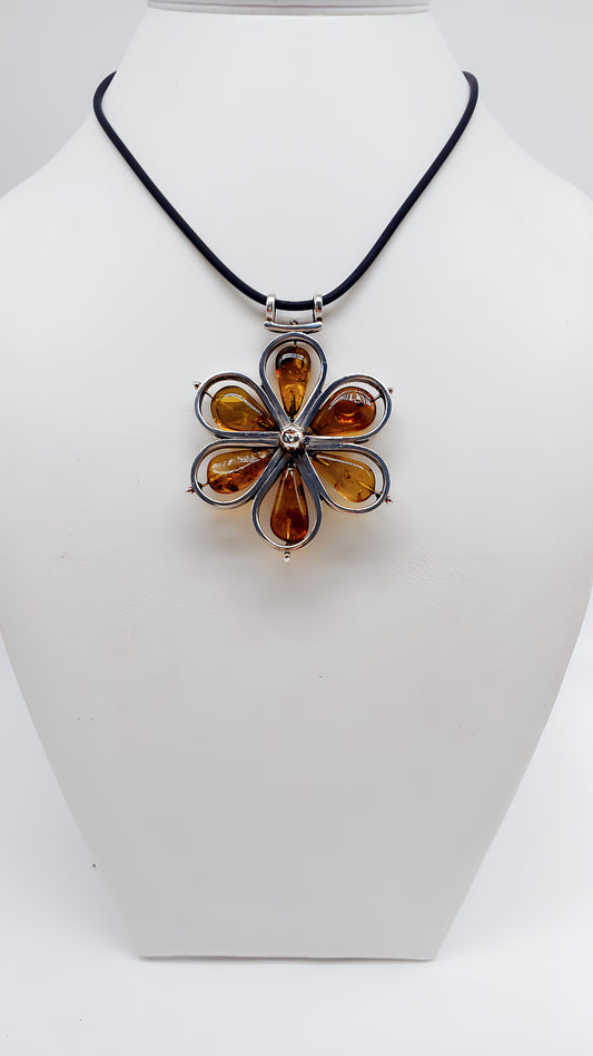 Amber flower in full splendor