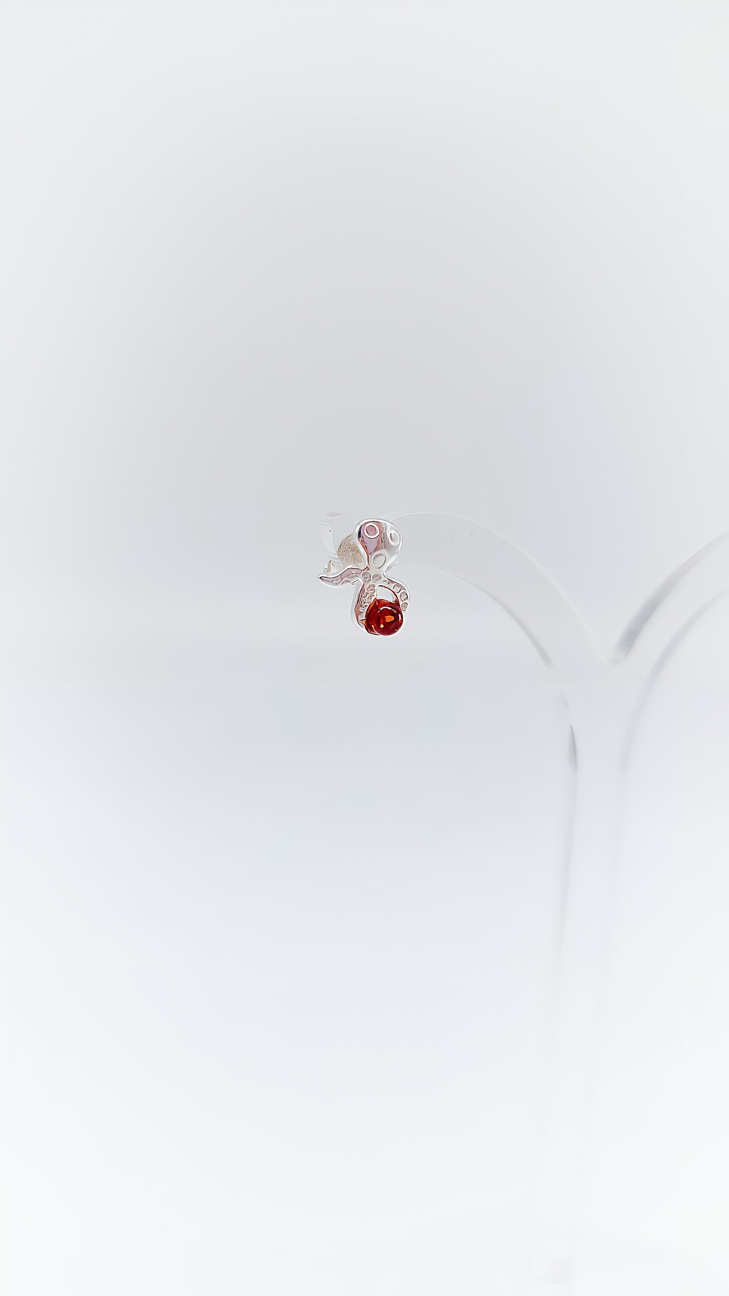 Deep Sea Magic: Octopus Earrings with Glowing Amber