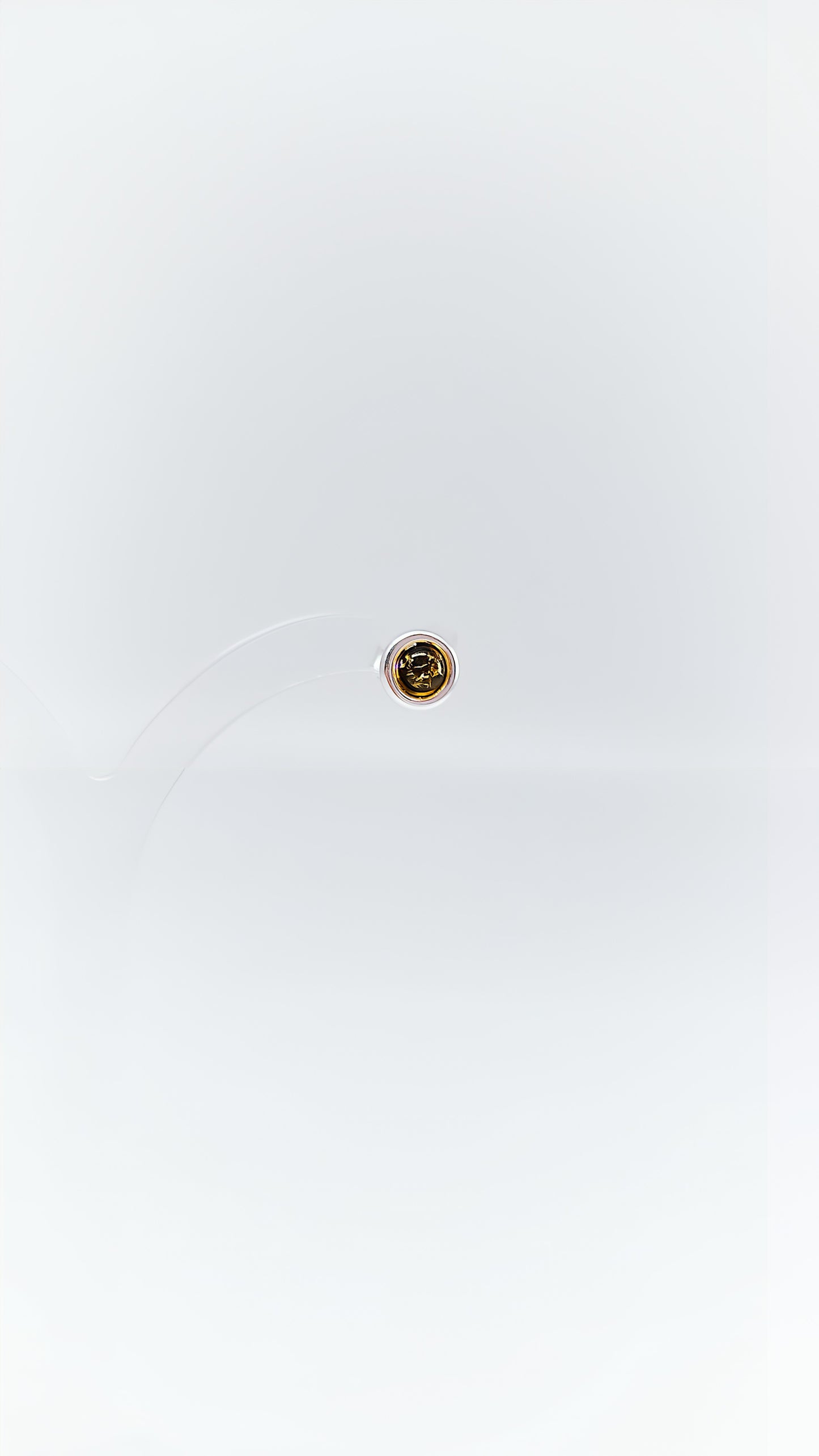 Minimalist and elegant: earrings with amber
