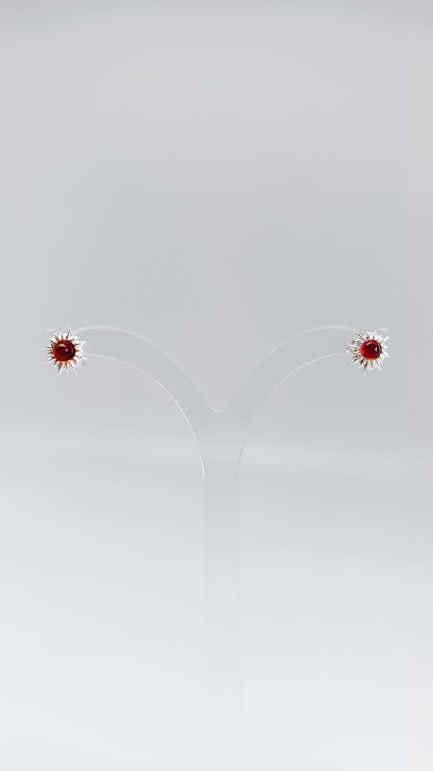 Sunflower flair: stud earrings with charm