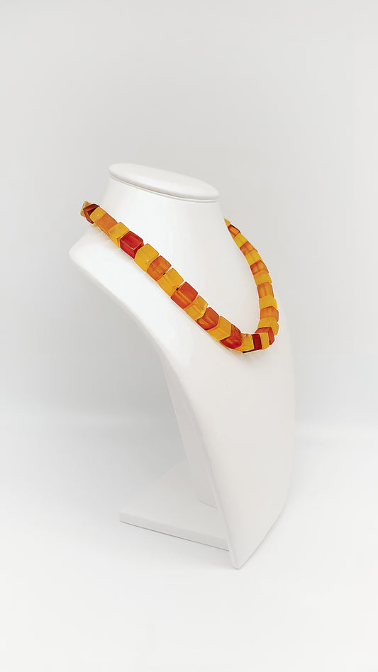 Square perfection: unique amber