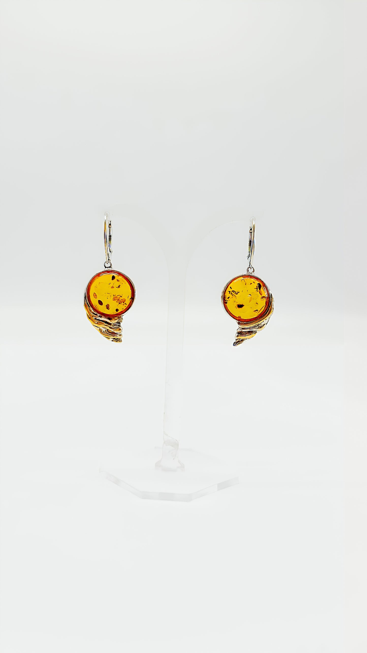 Gold-plated elegance with amber