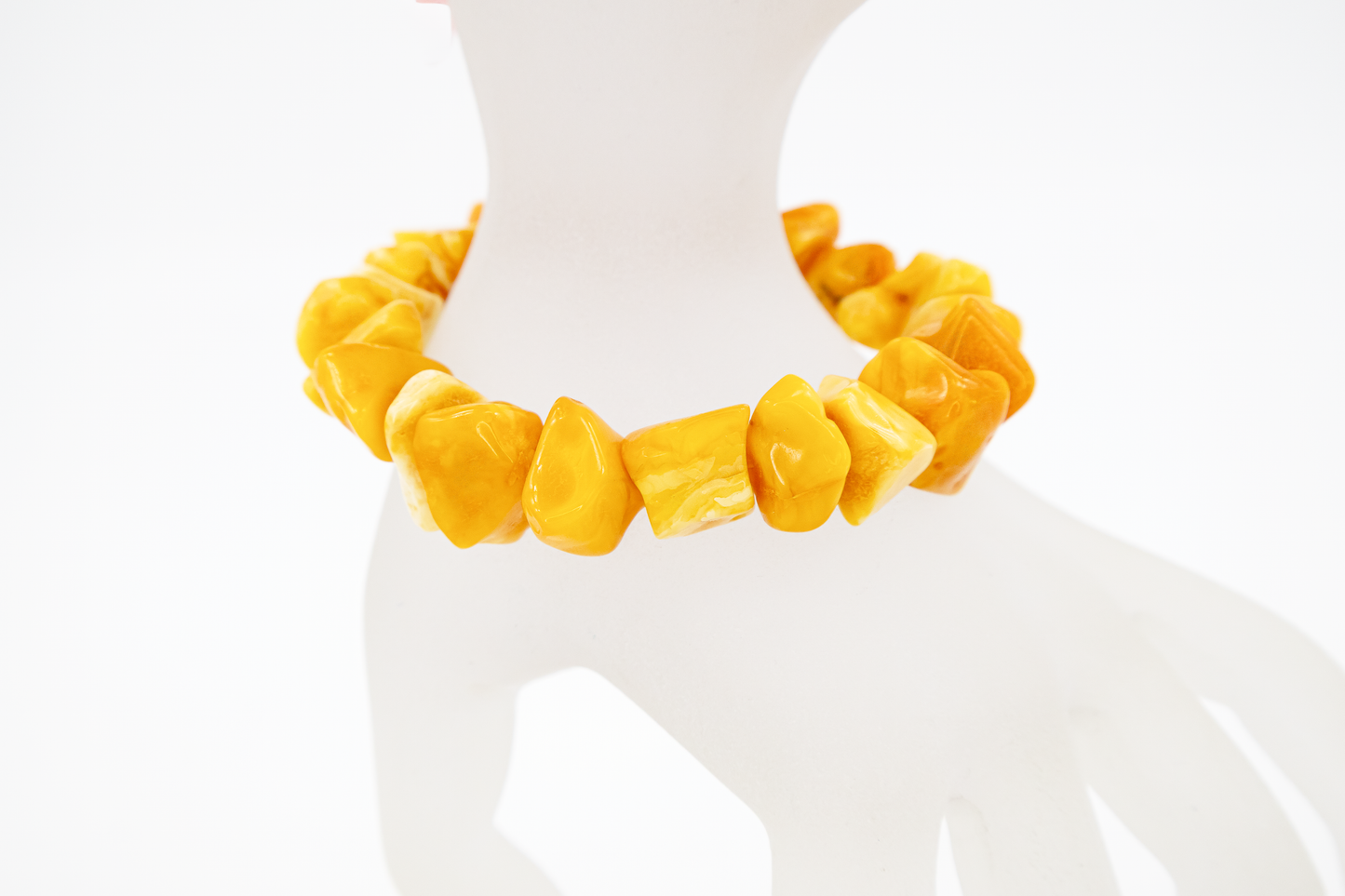 Gelber Bernstein Schmuck – Armband für Damen