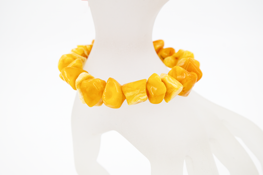 Gelber Bernstein Schmuck – Armband für Damen