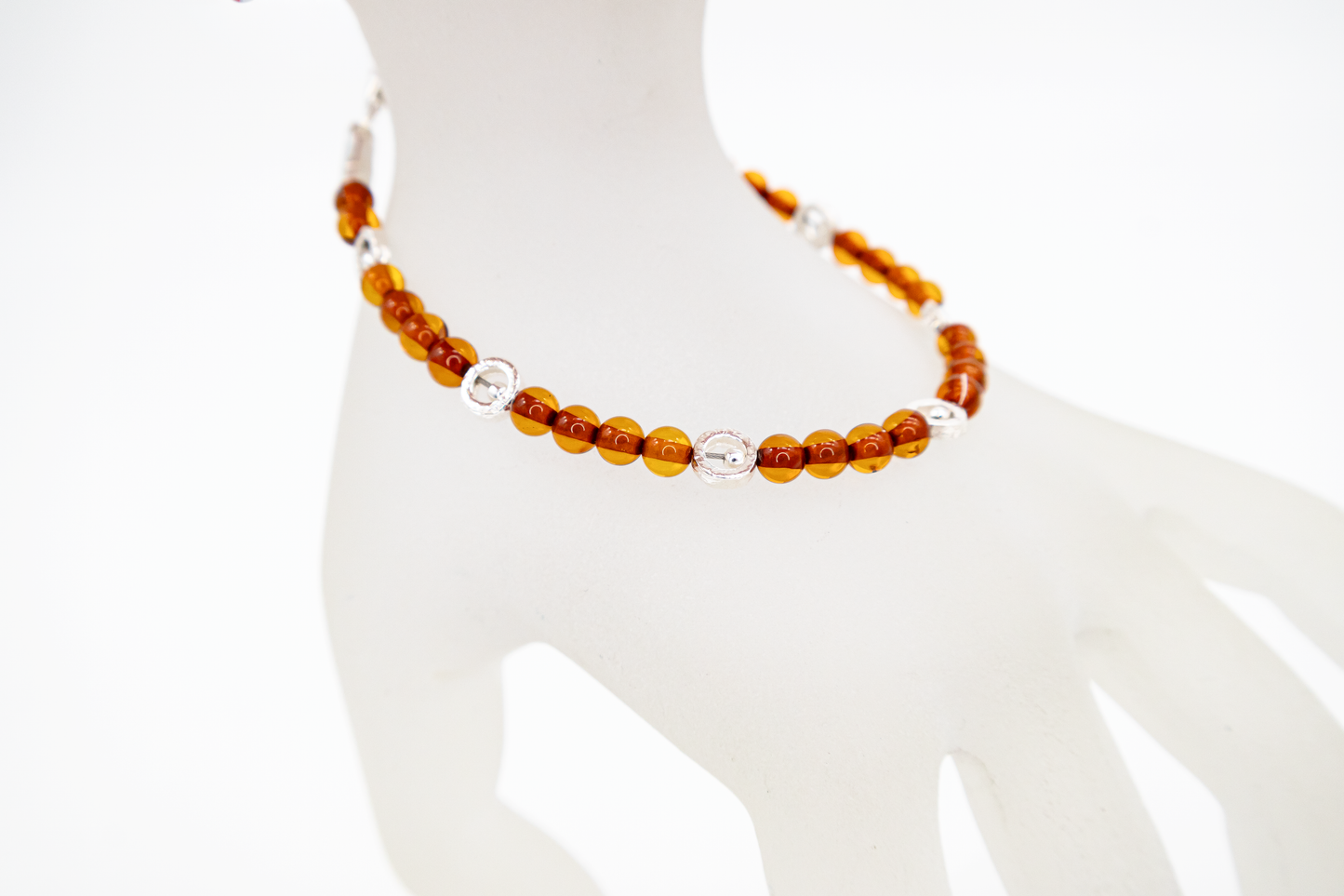 Bernsteinschmuck Armband – feiner Silberschmuck