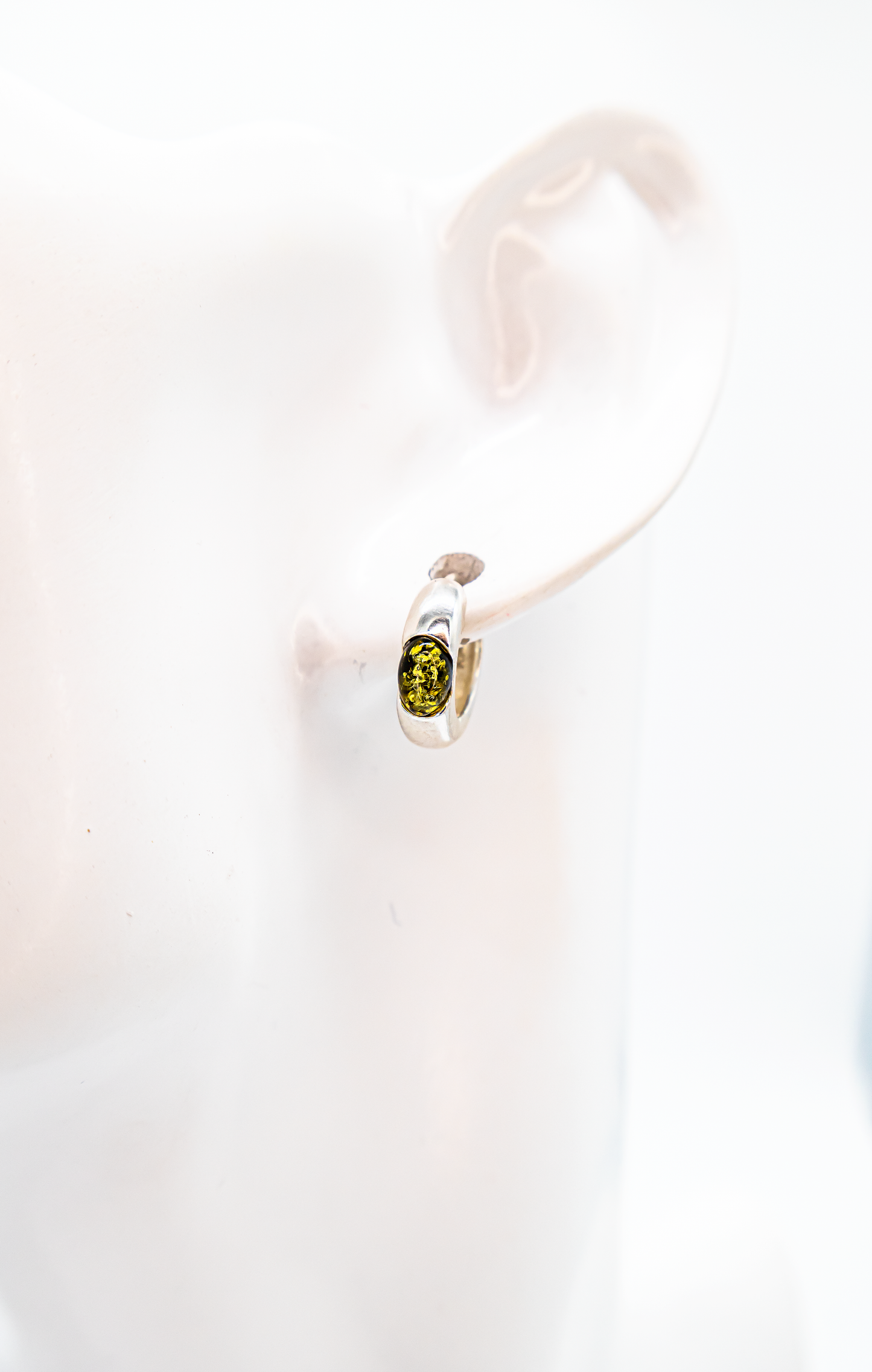 Fine amber earrings – minimalist &amp; handmade