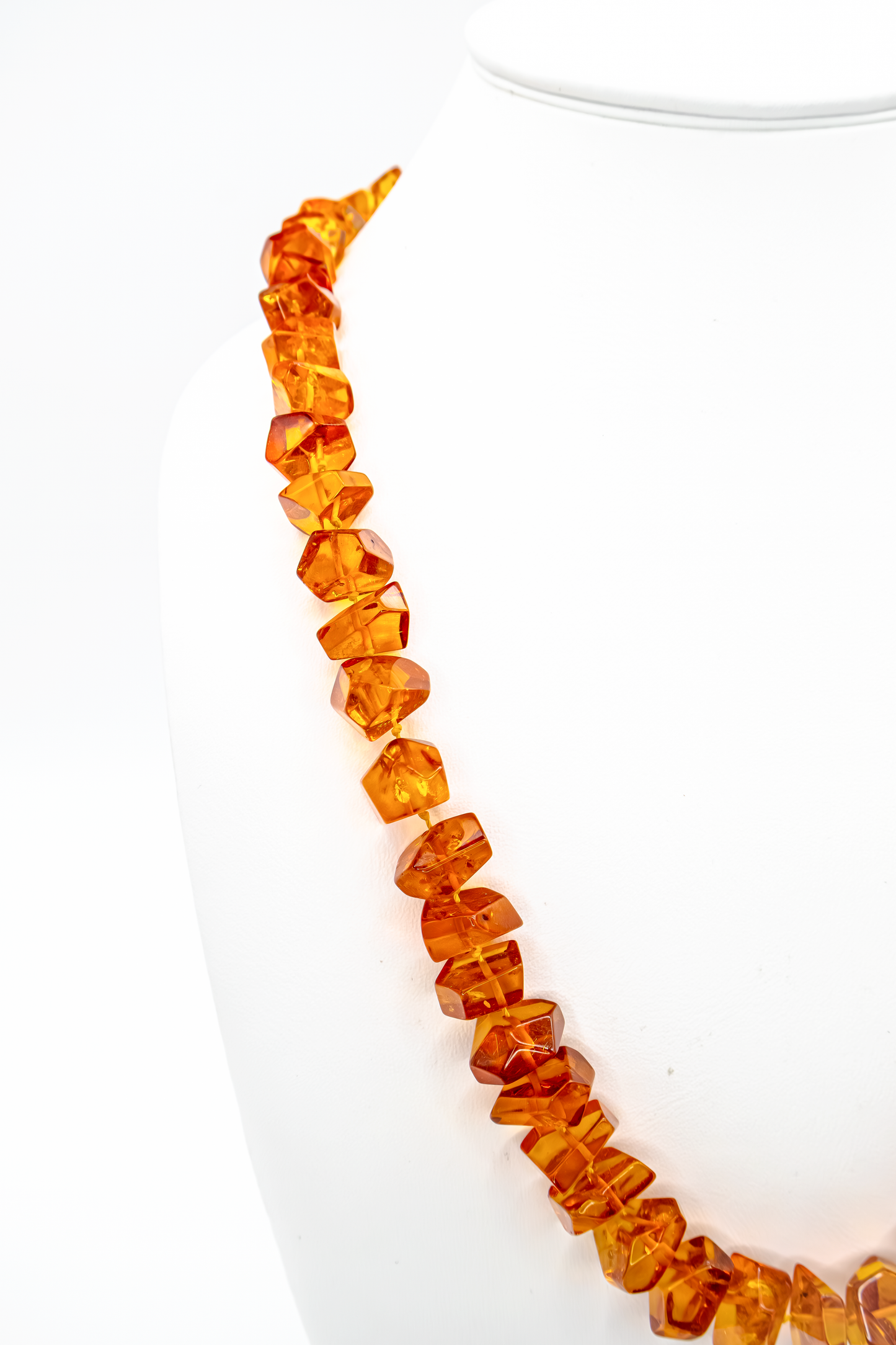 Luxus Halskette aus echtem Bernstein Handarbeit