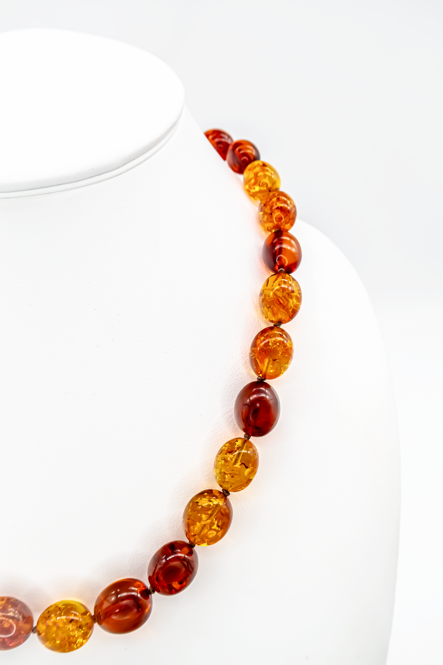 Bernstein Schmuck Unikat mit Karabinerverschluss