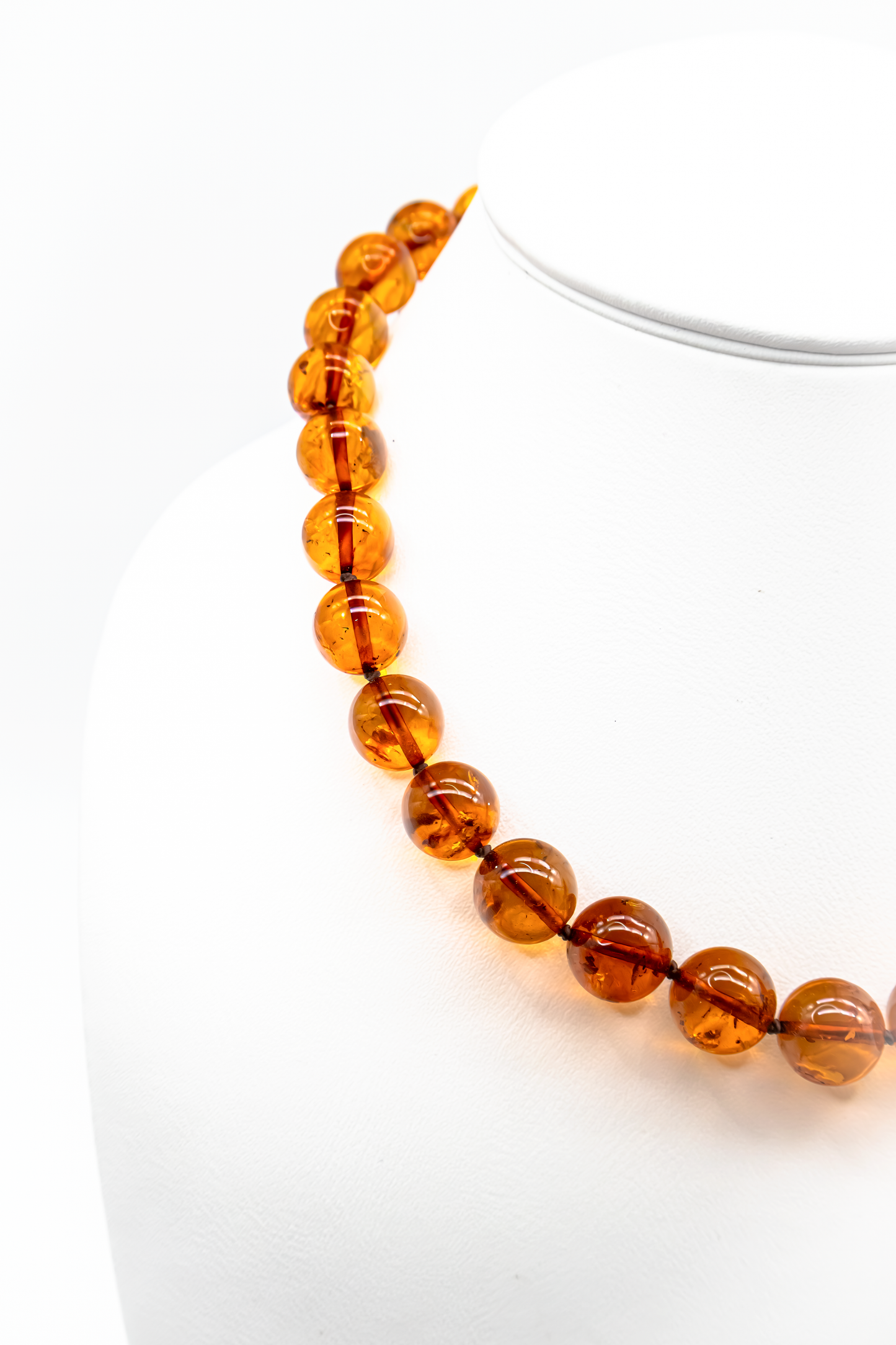 Edle Bernsteinkette  Honigfarben Unikat