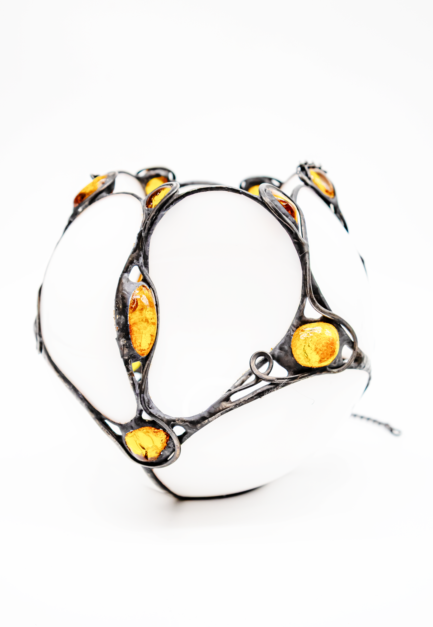 Bernstein Dekoration – Stilvoller Kerzenhalter zum Aufhängen