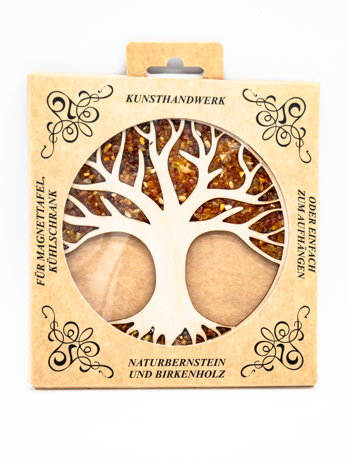 Baum des Lebens – Bernstein & Holz Mandala