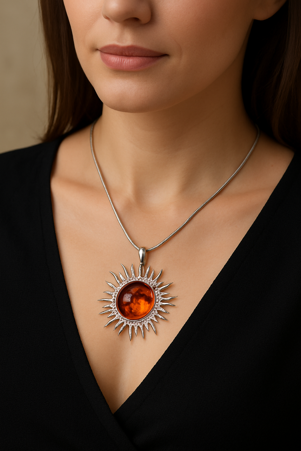 Damenanhänger Sonne Silber – Geschenkidee mit Bedeutung