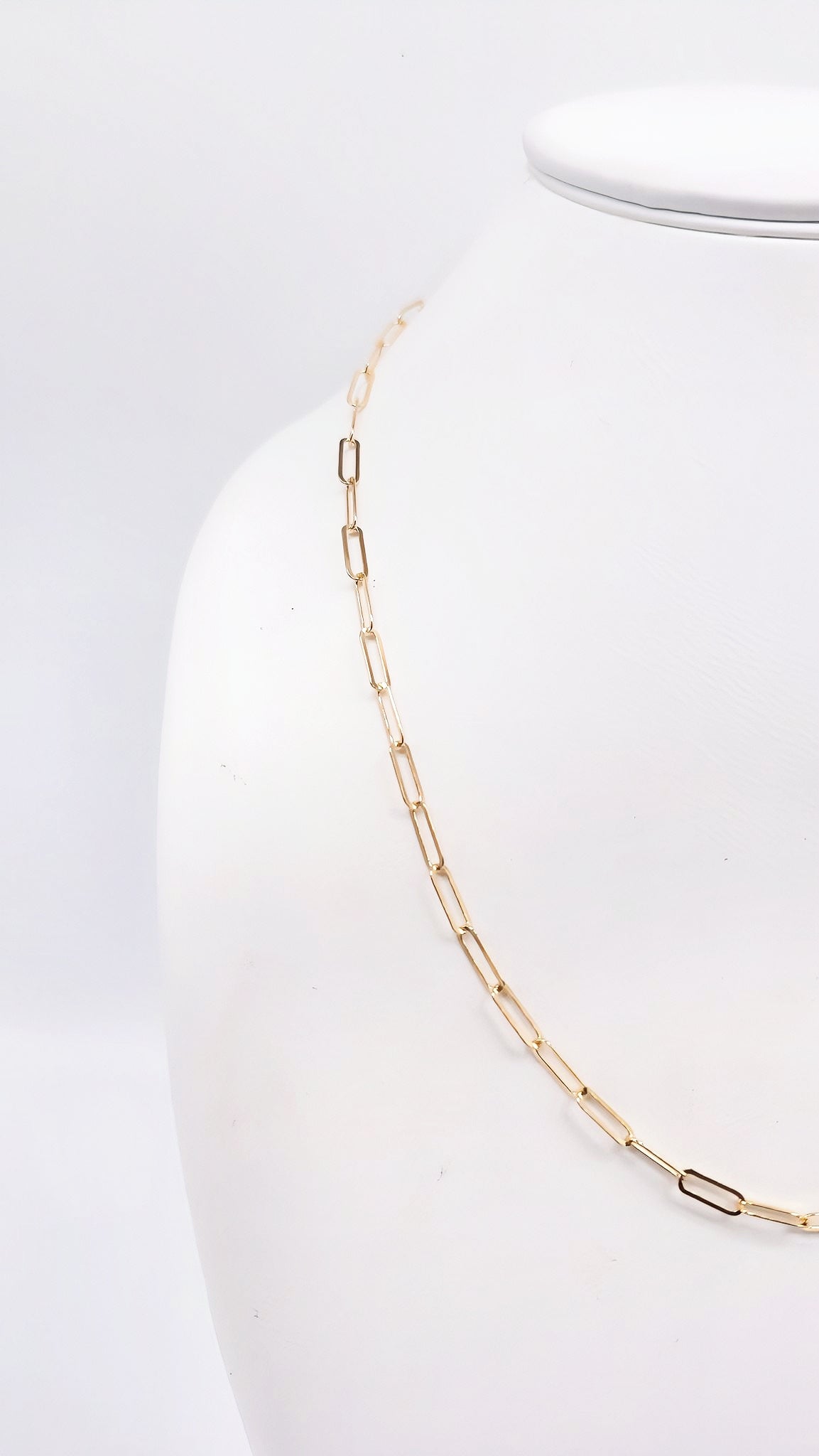 Paperclip-Kette aus 925 Silber – Vergoldet & edel