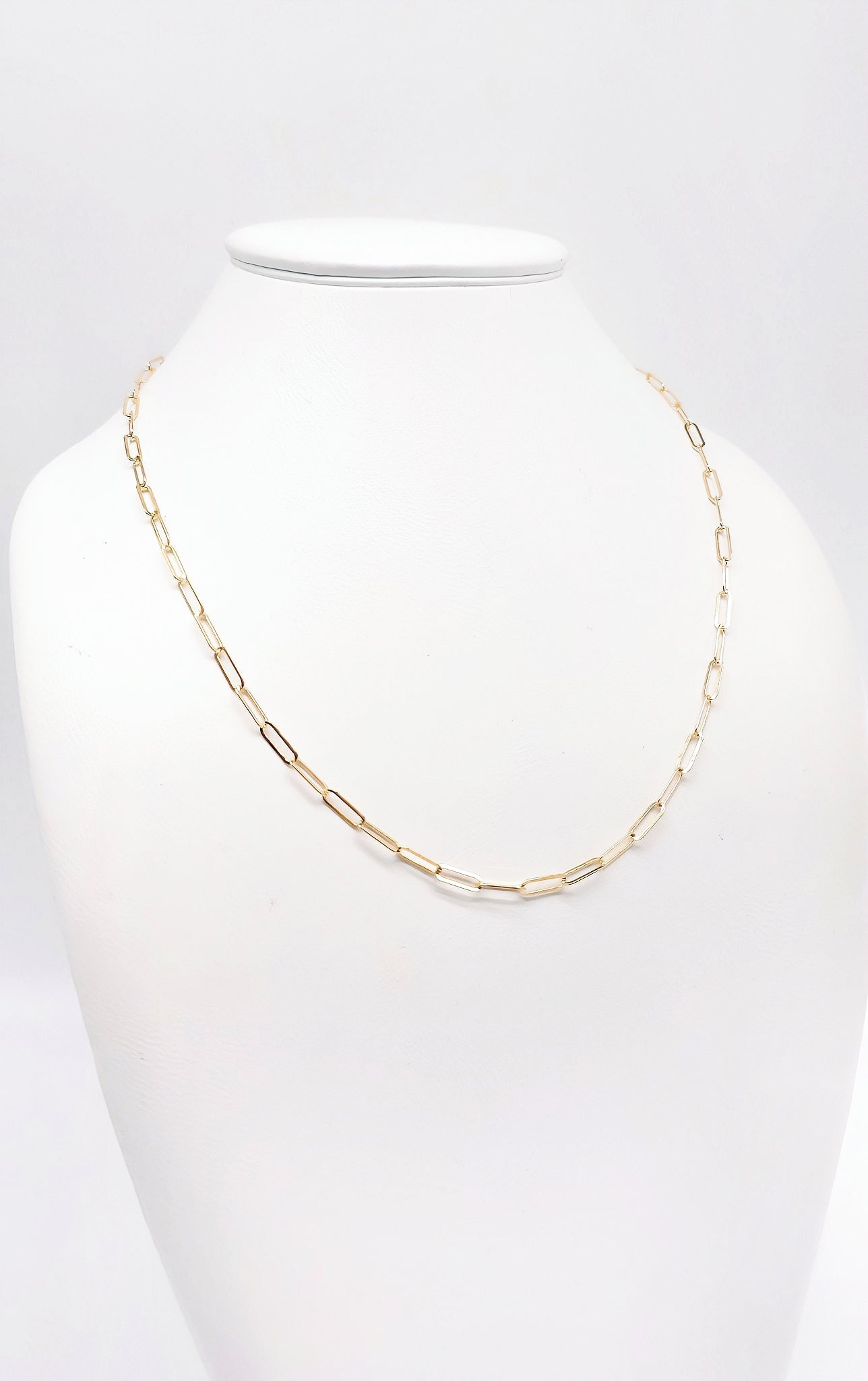 Paperclip-Kette aus 925 Silber – Vergoldet & edel