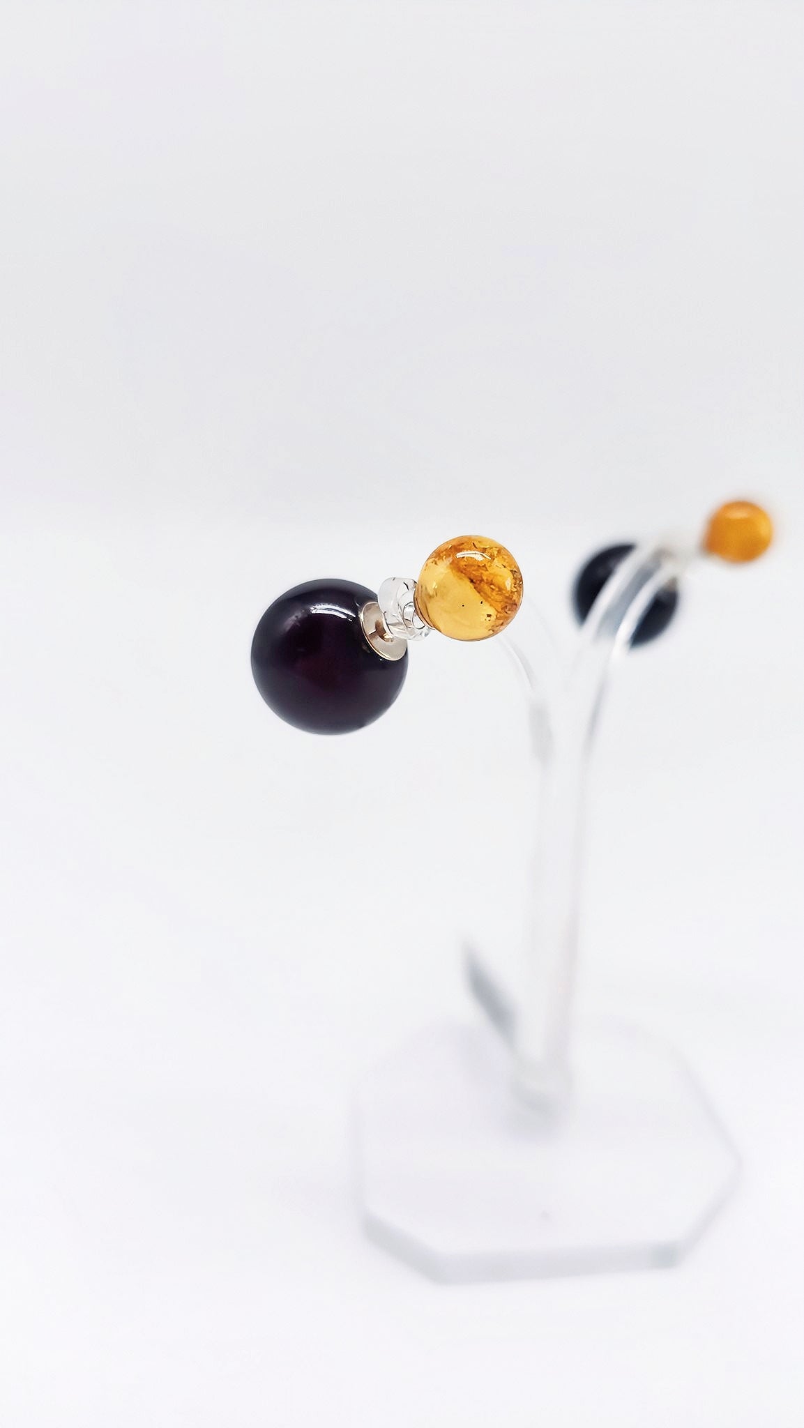 Women's amber jewelry earrings high-quality unique