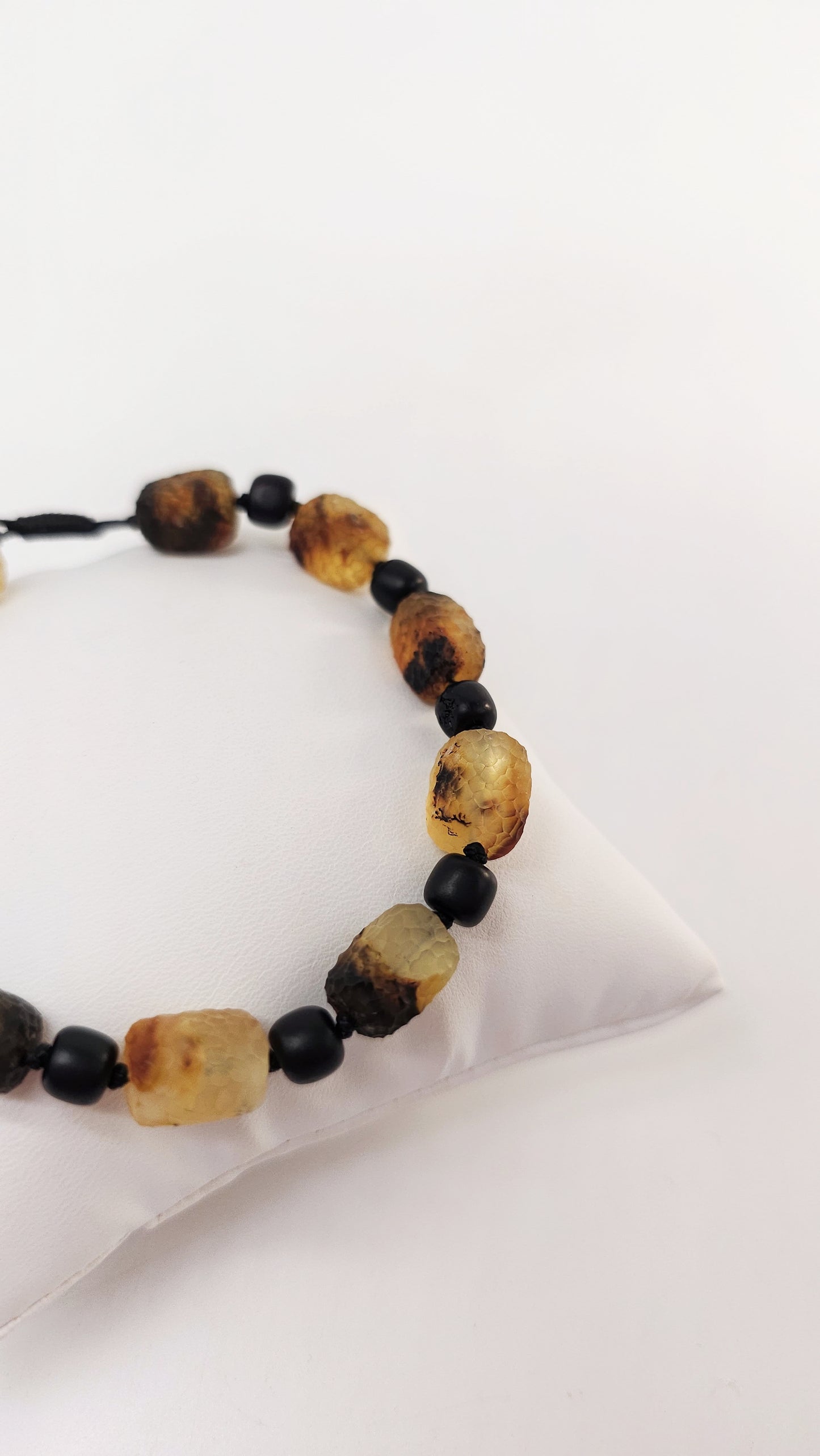 Rustic amber bracelet – for women &amp; men