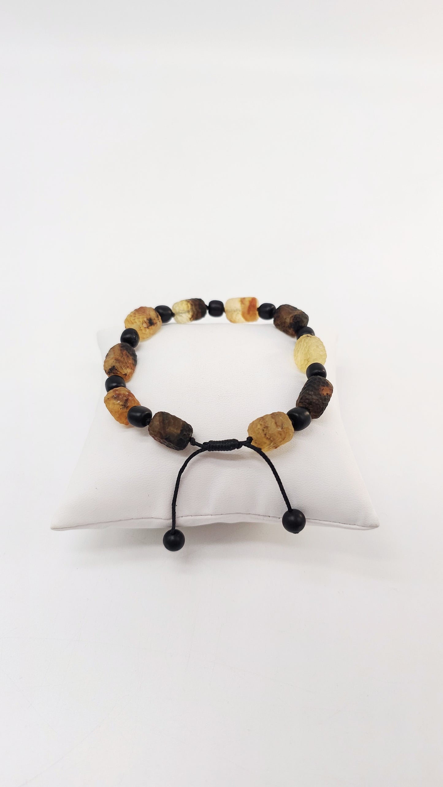 Rustic amber bracelet – for women &amp; men