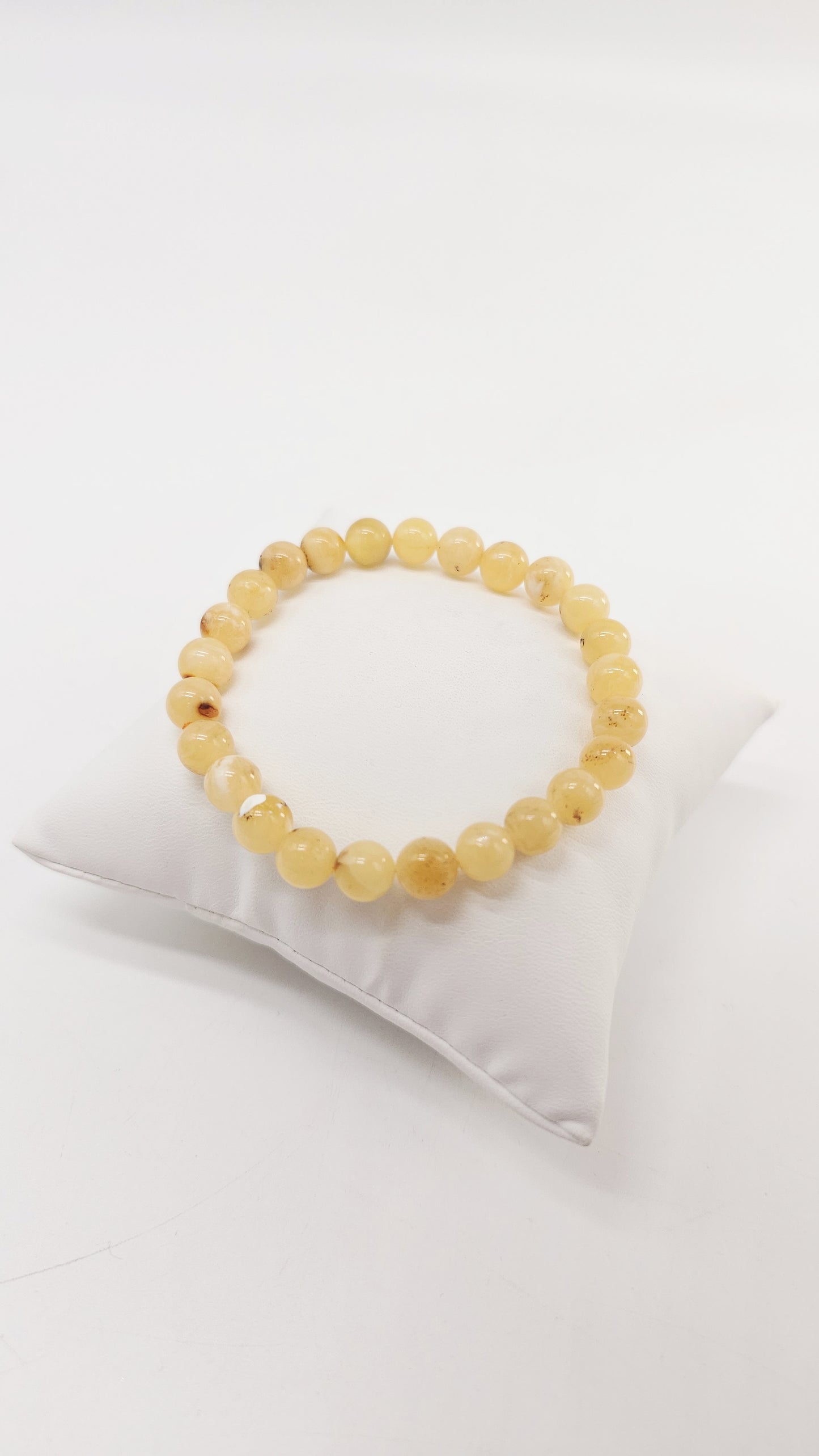 Women's bracelet natural stone – noble amber look