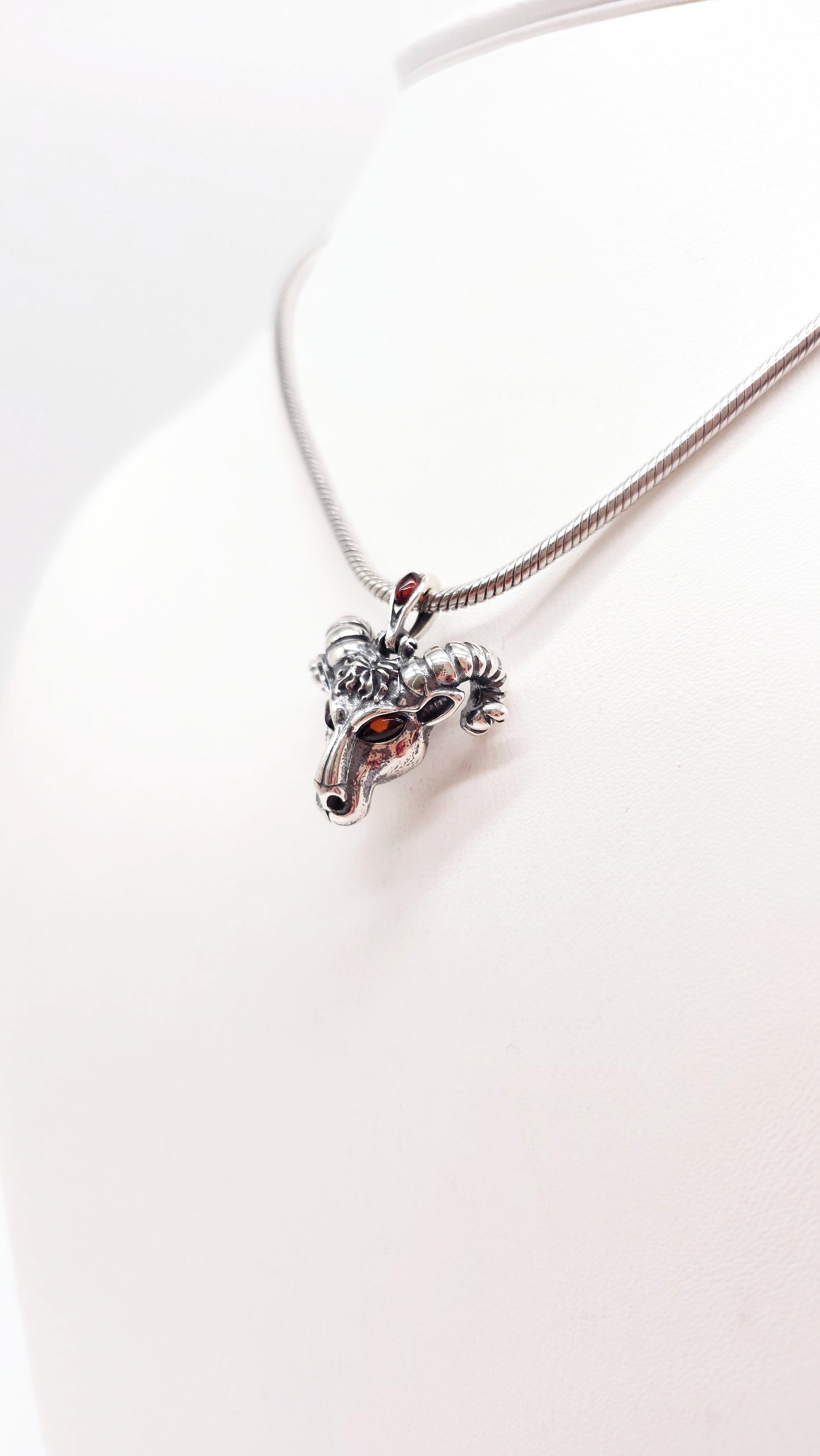 Aries zodiac jewelry with real amber