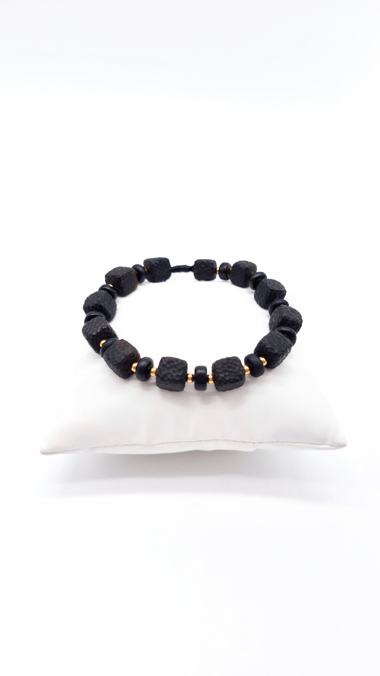Bernsteinarmband mit subfossilem Holz – Unikat & Natur pur