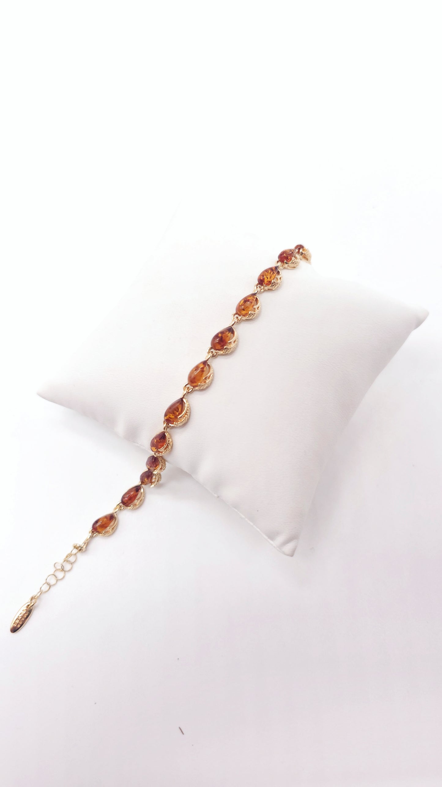 Amber drop bracelet – fine women’s jewelry