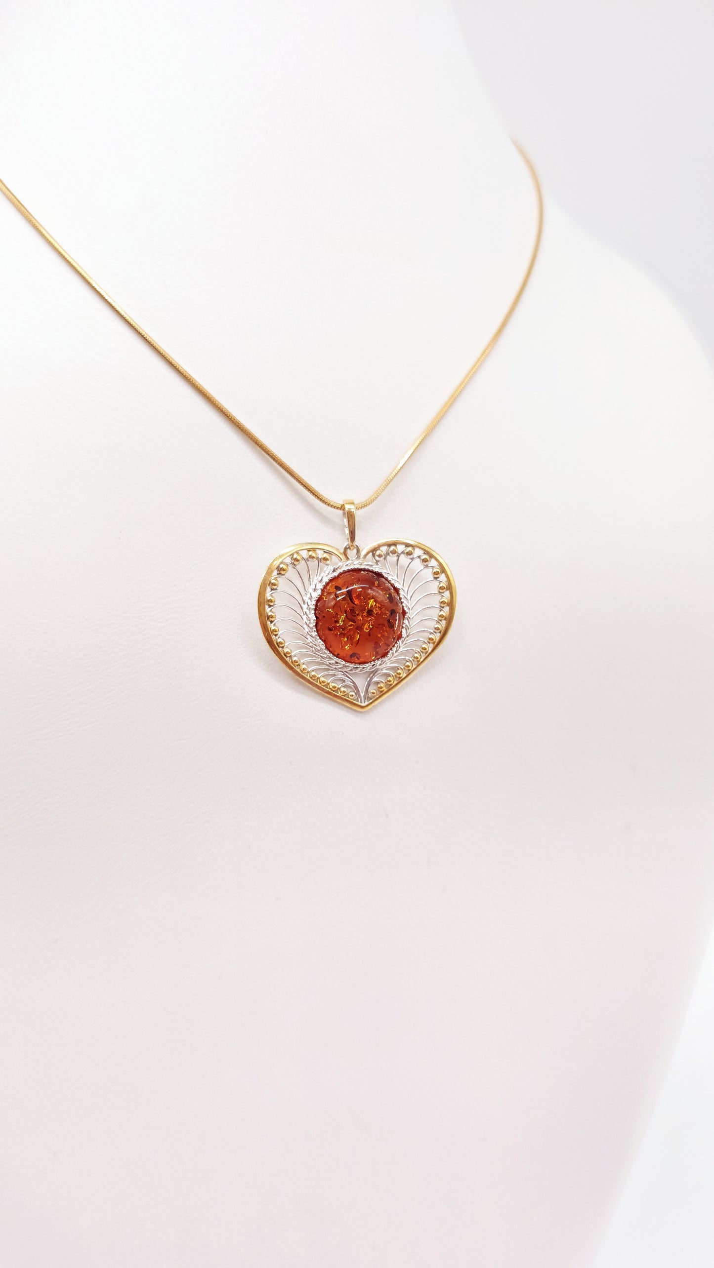 Herzanhänger vergoldet – Damen Schmuck