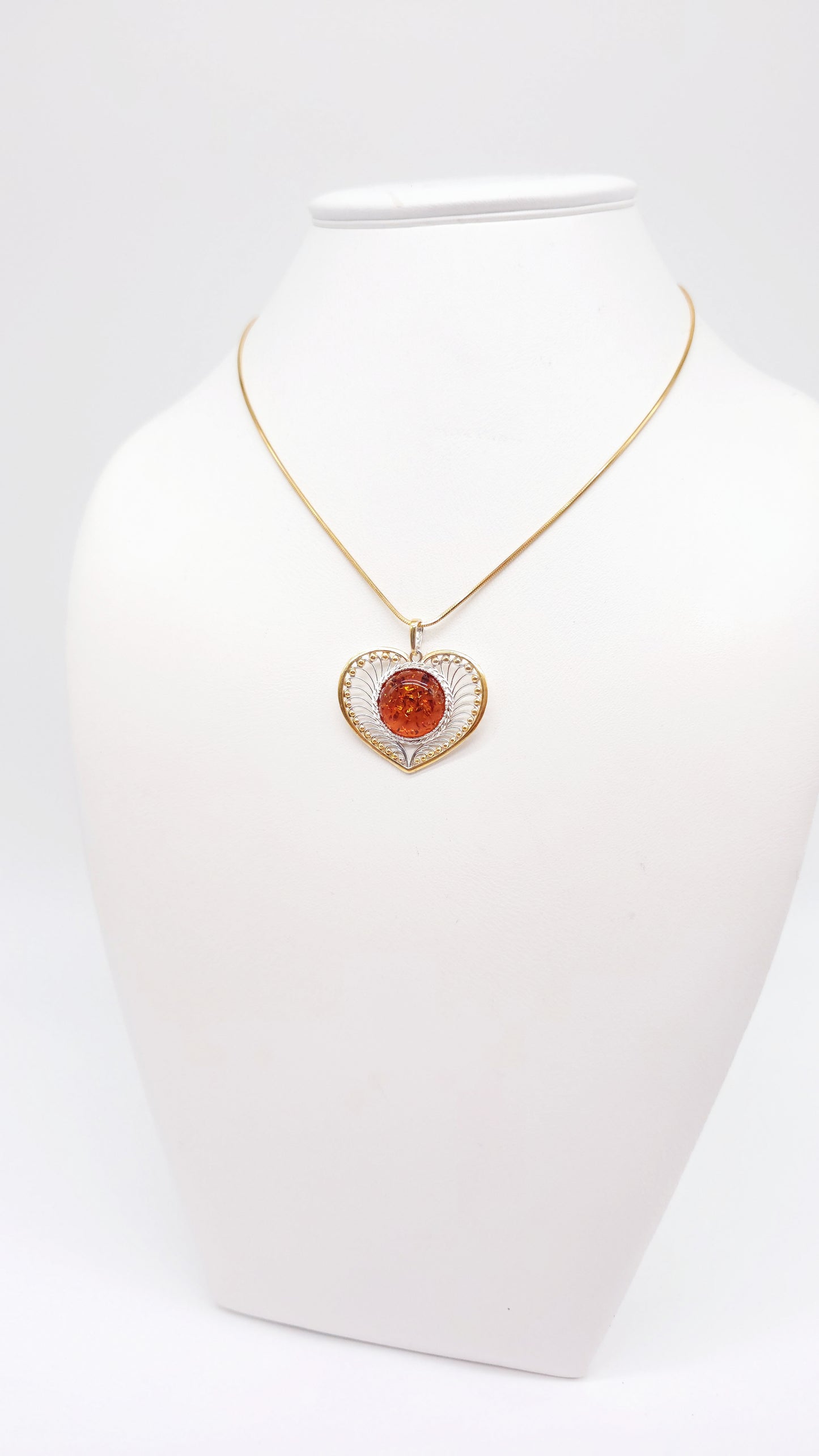 Herzanhänger vergoldet – Damen Schmuck