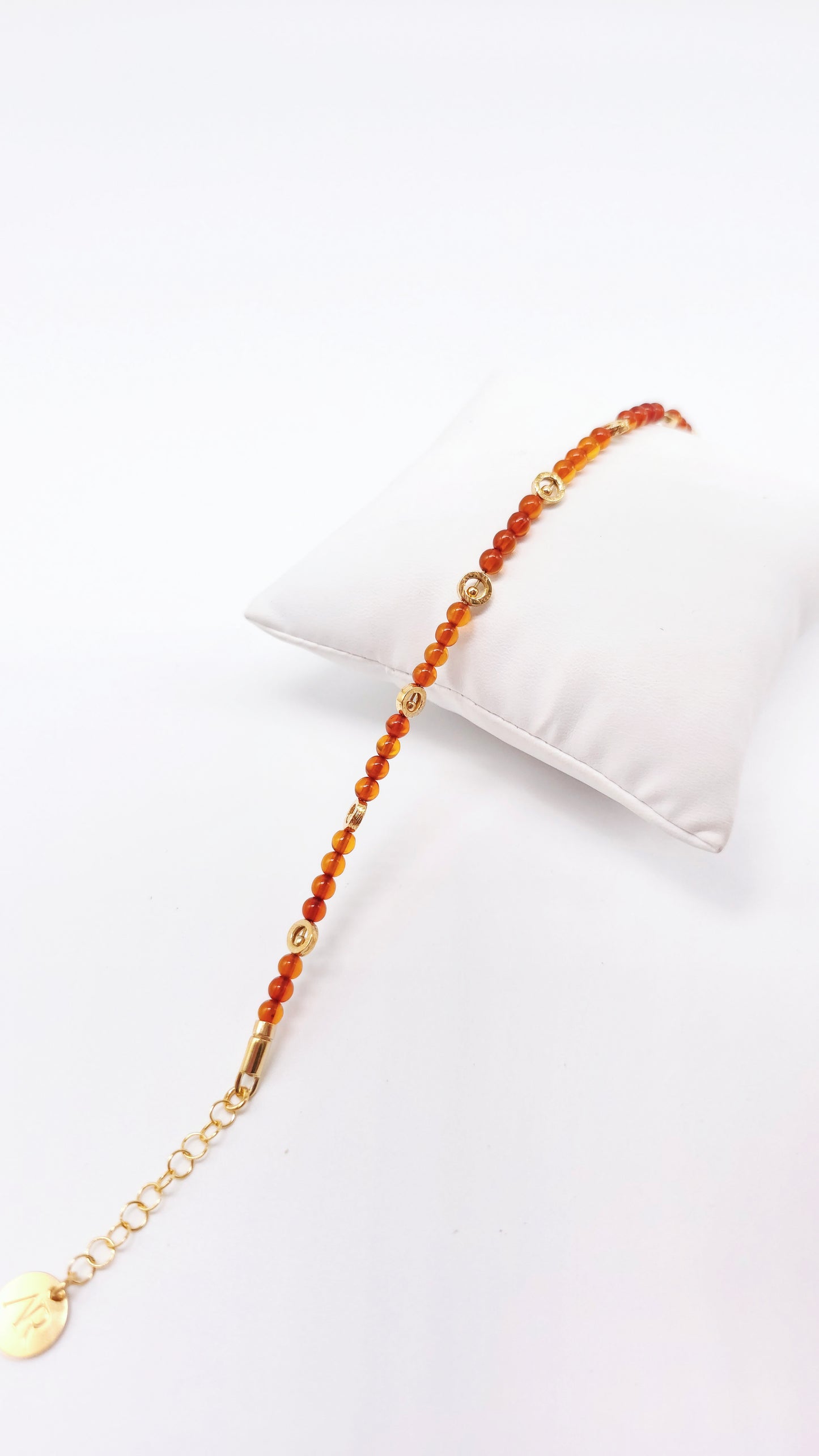 Women's bracelet, amber pearl bracelet