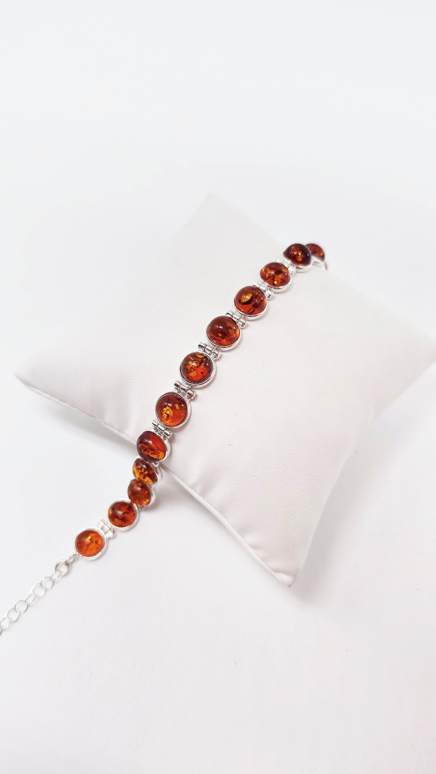 Bernsteinarmband mit Karabinerverschluss – elegant