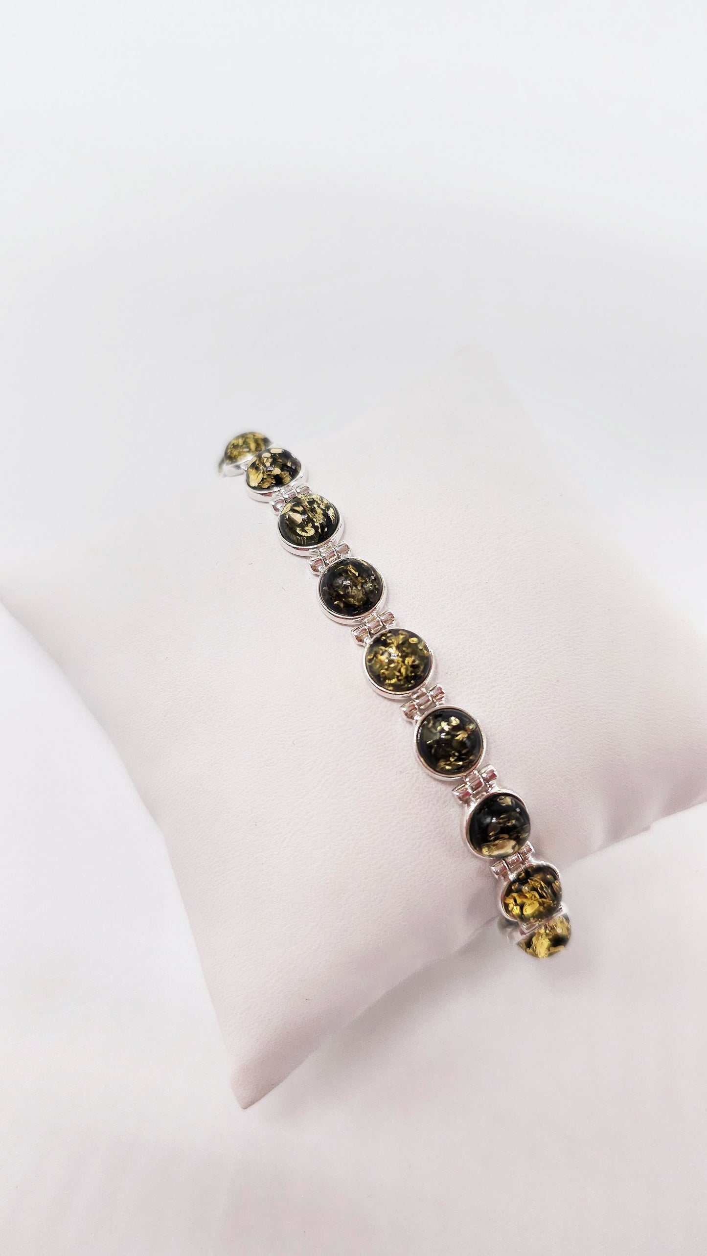 Bernsteinarmband mit Karabinerverschluss – elegant