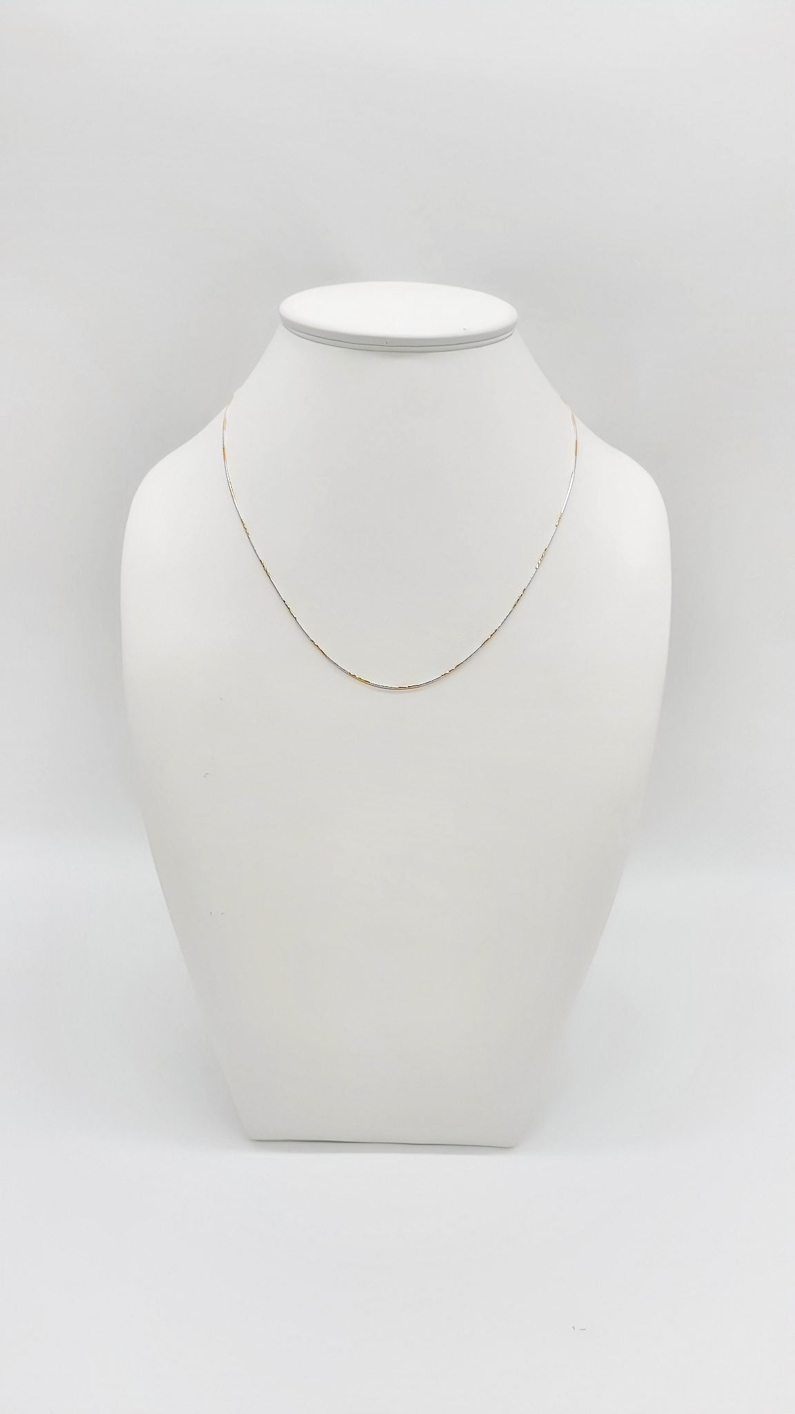 Stilvolle Kette aus 925er Sterlingsilber – Teilweise Vergoldet für einen Einzigartigen Look