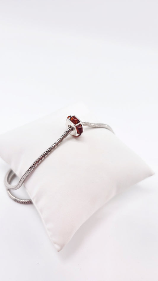 Charms Unikat mit 925 Silber für Ketten & Armbänder