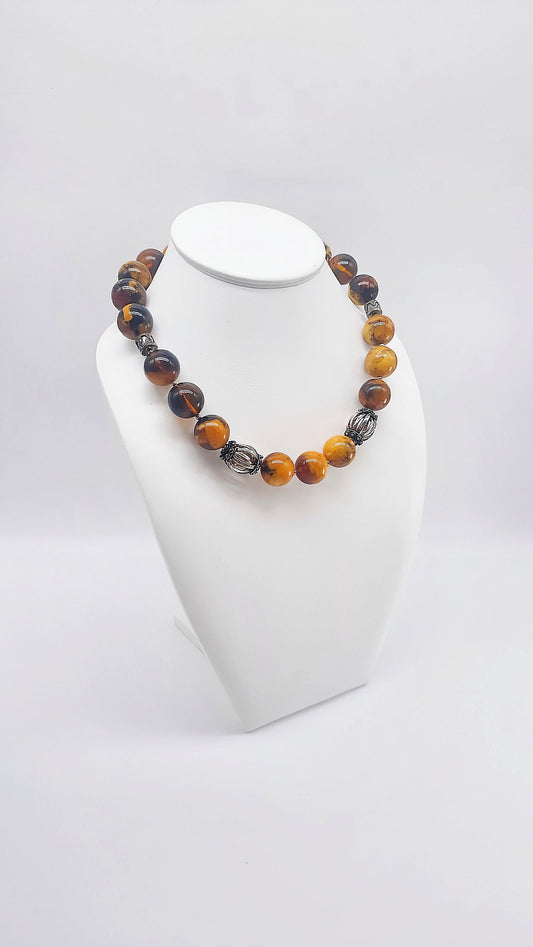 Amber beads: timeless beauty